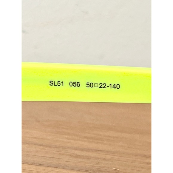 Saint Laurent Green Black Unisex Square Sunglasses SL 51 - Picture 8 of 9